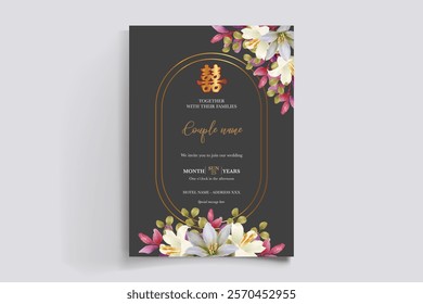 floral bridal shower invitation templates
