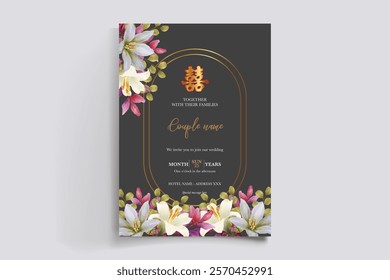 floral bridal shower invitation templates
