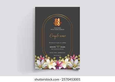 floral bridal shower invitation templates