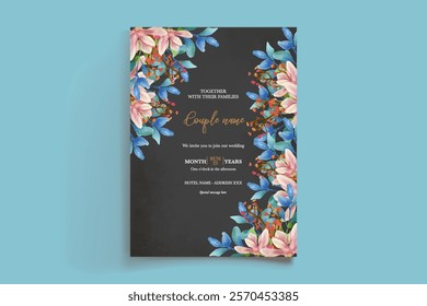 floral bridal shower invitation templates