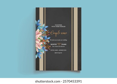 floral bridal shower invitation templates