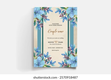 floral bridal shower invitation templates