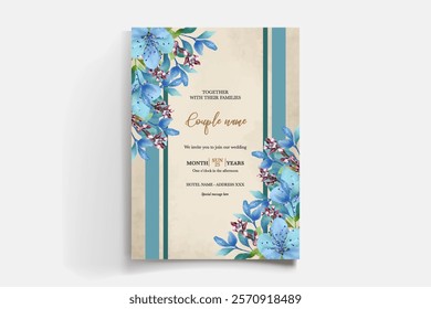 floral bridal shower invitation templates