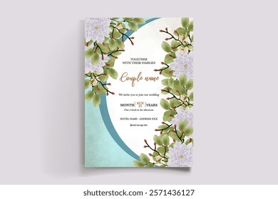 floral bridal shower invitation templates
