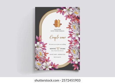 floral bridal shower invitation templates