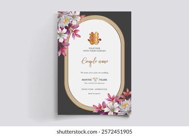 floral bridal shower invitation templates