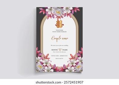 floral bridal shower invitation templates