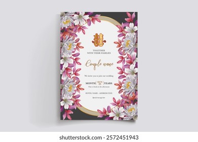 floral bridal shower invitation templates