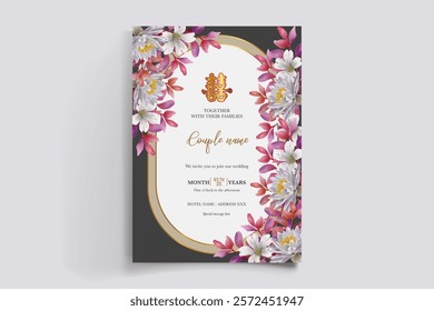 floral bridal shower invitation templates
