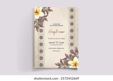 floral bridal shower invitation templates