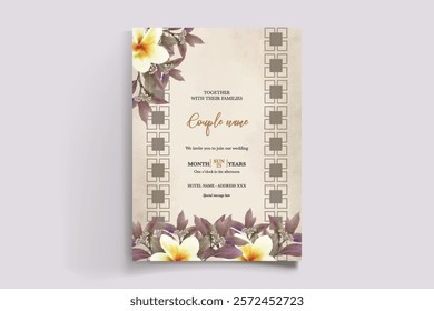 floral bridal shower invitation templates