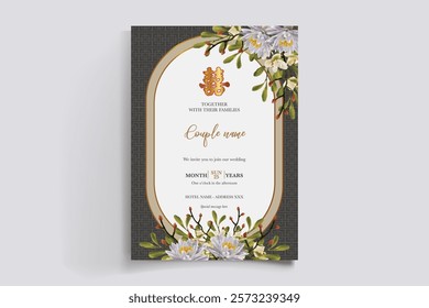 floral bridal shower invitation templates