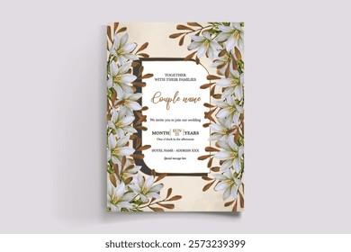 floral bridal shower invitation templates