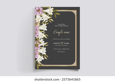 floral bridal shower invitation templates