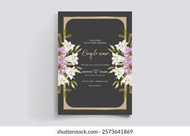 floral bridal shower invitation templates