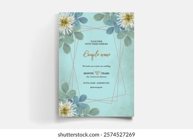 floral bridal shower invitation templates
