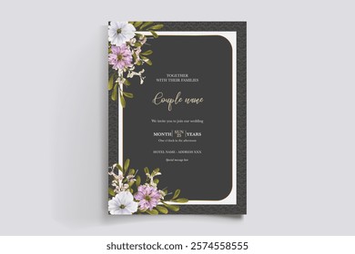 floral bridal shower invitation templates