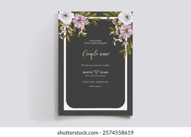 floral bridal shower invitation templates