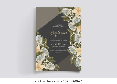 floral bridal shower invitation templates