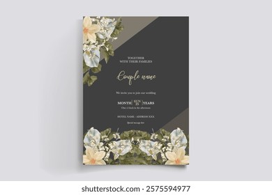 floral bridal shower invitation templates