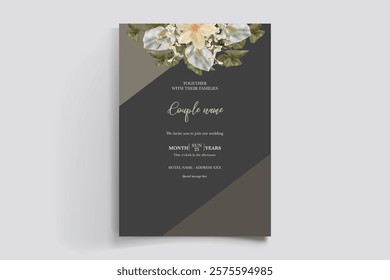 floral bridal shower invitation templates