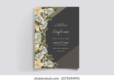 floral bridal shower invitation templates