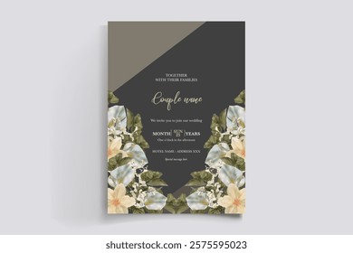 floral bridal shower invitation templates
