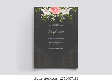 floral bridal shower invitation templates