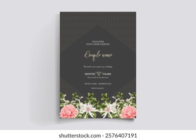 floral bridal shower invitation templates