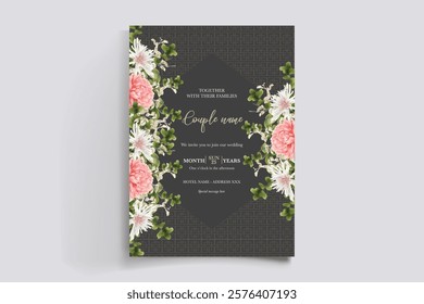 floral bridal shower invitation templates