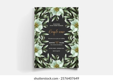 floral bridal shower invitation templates