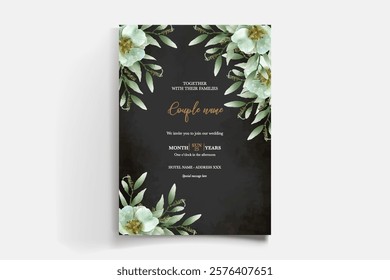 floral bridal shower invitation templates