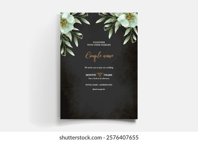 floral bridal shower invitation templates
