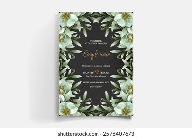 floral bridal shower invitation templates