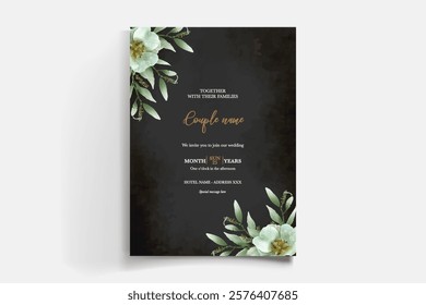 floral bridal shower invitation templates