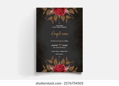 floral bridal shower invitation templates