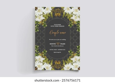 floral bridal shower invitation templates