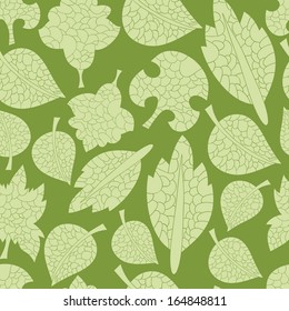 Floral bright new  abstract objects seamless patterns with foliage. Pattern can be used for wallpaper pattern fills surface textures. Vector backgrounds with warm  pale lime shades.