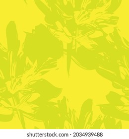Floral brush strokes seamless pattern background for fashion prints, graphics, backgrounds and crafts