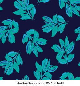 Floral brush strokes seamless pattern background for fashion prints, graphics, backgrounds and crafts