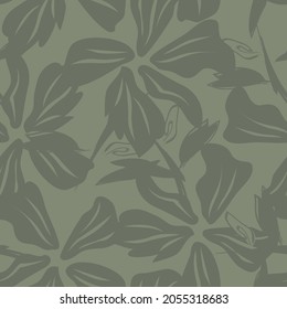 Floral brush strokes seamless pattern background for fashion prints, graphics, backgrounds and crafts