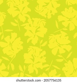 Floral brush strokes seamless pattern background for fashion prints, graphics, backgrounds and crafts