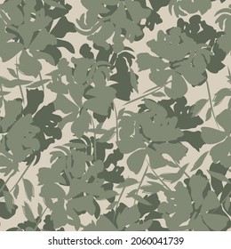 Floral brush strokes seamless pattern background for fashion prints, graphics, backgrounds and crafts