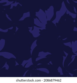 Rodamientos de pincel floral fondo de patrón sin fisuras para impresiones de moda, gráficos, fondos y artesanías