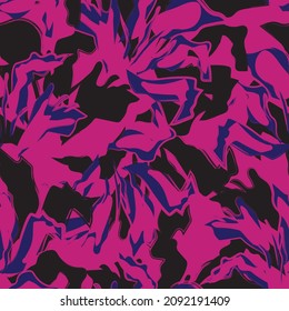Floral brush strokes seamless pattern background for fashion prints, graphics, backgrounds and crafts