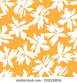 Pinselstriche mit floralem Pinselstrich nahtlose Muster-Hintergrund für Modetextilien, Grafiken, Hintergründe und Kunsthandwerk