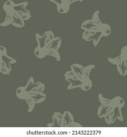 Paredes de pincel floral diseño de patrones sin fisuras para textiles de moda, gráficos, fondos y artesanías