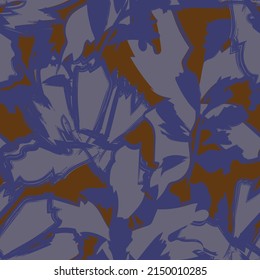Paredes de pincel floral diseño de patrones sin fisuras para textiles de moda, gráficos, fondos y artesanías