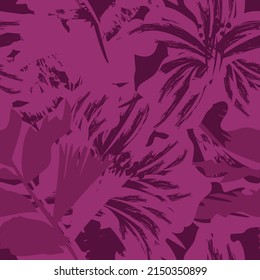 Paredes de pincel floral diseño de patrones sin fisuras para textiles de moda, gráficos, fondos y artesanías