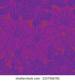 Paredes de pincel floral diseño de patrones sin fisuras para textiles de moda, gráficos, fondos y artesanías
